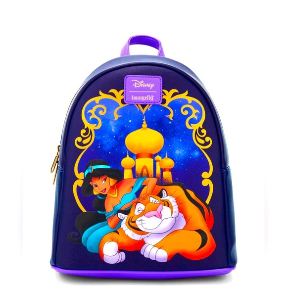 Disney Loungefly Aladdin Jasmine and Rajah mini backpack NWT​